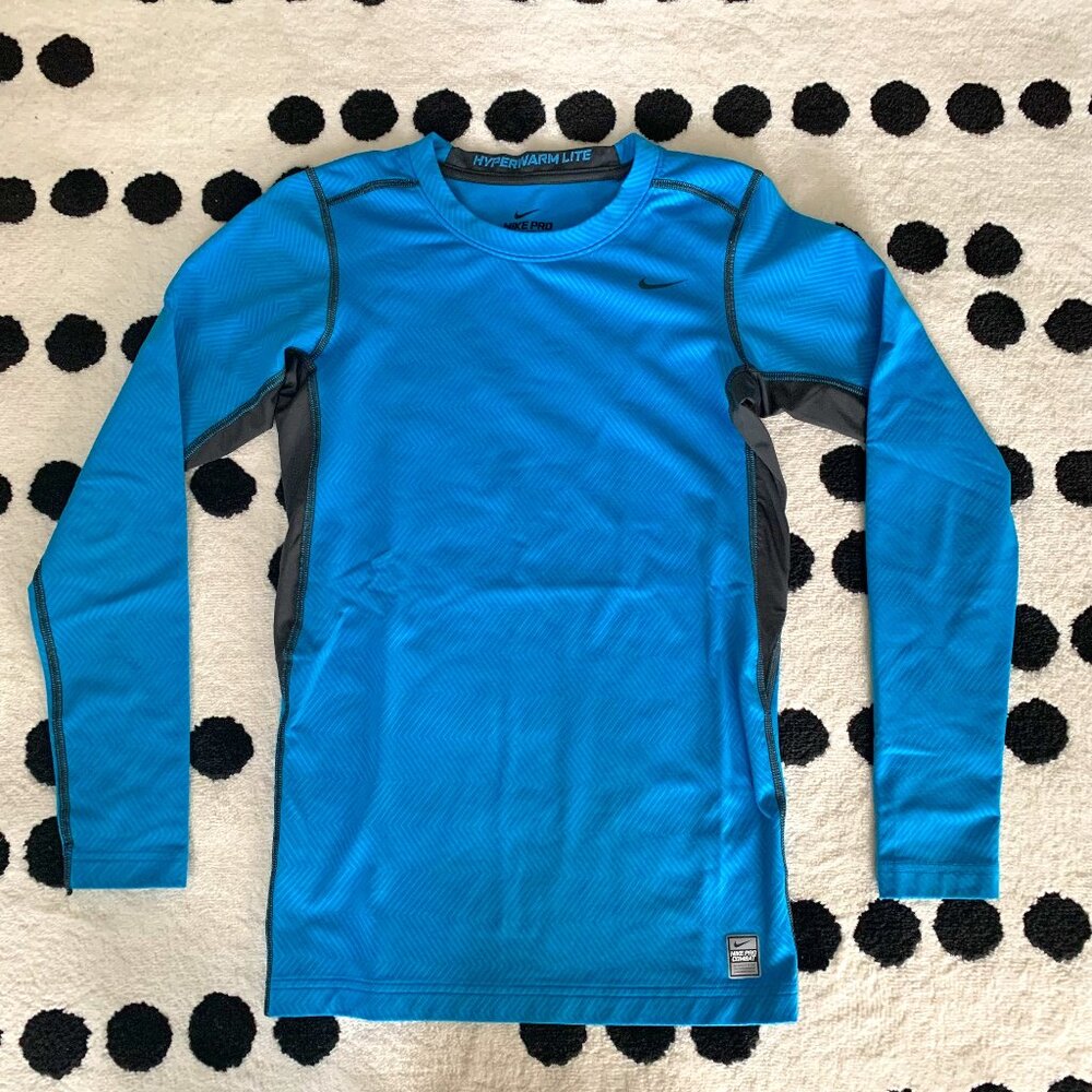 Nike Pro-Combat Hyperwarm Lite Dri-Fit Long Sleeve Top
